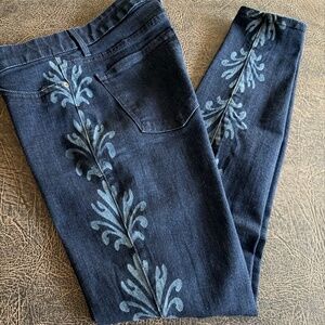 Rich & Skinny Jeans with Embellishment on Sides Size 27